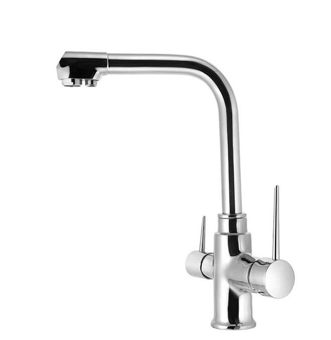 شیر ظرفشویی دو منظوره کروم رابو raboo مدل البرز